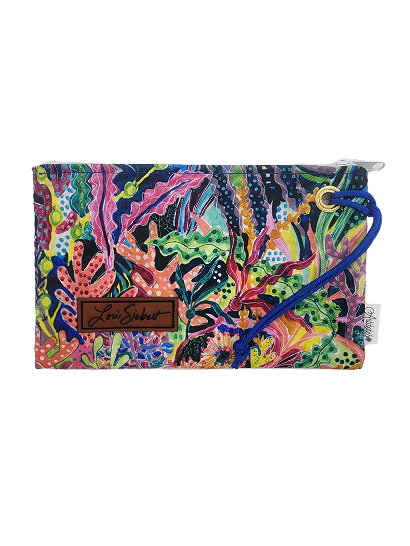 Lori Siebert "Colorful Coastal" Zippered Wristlet (PRE-ORDER for 8/25/23)