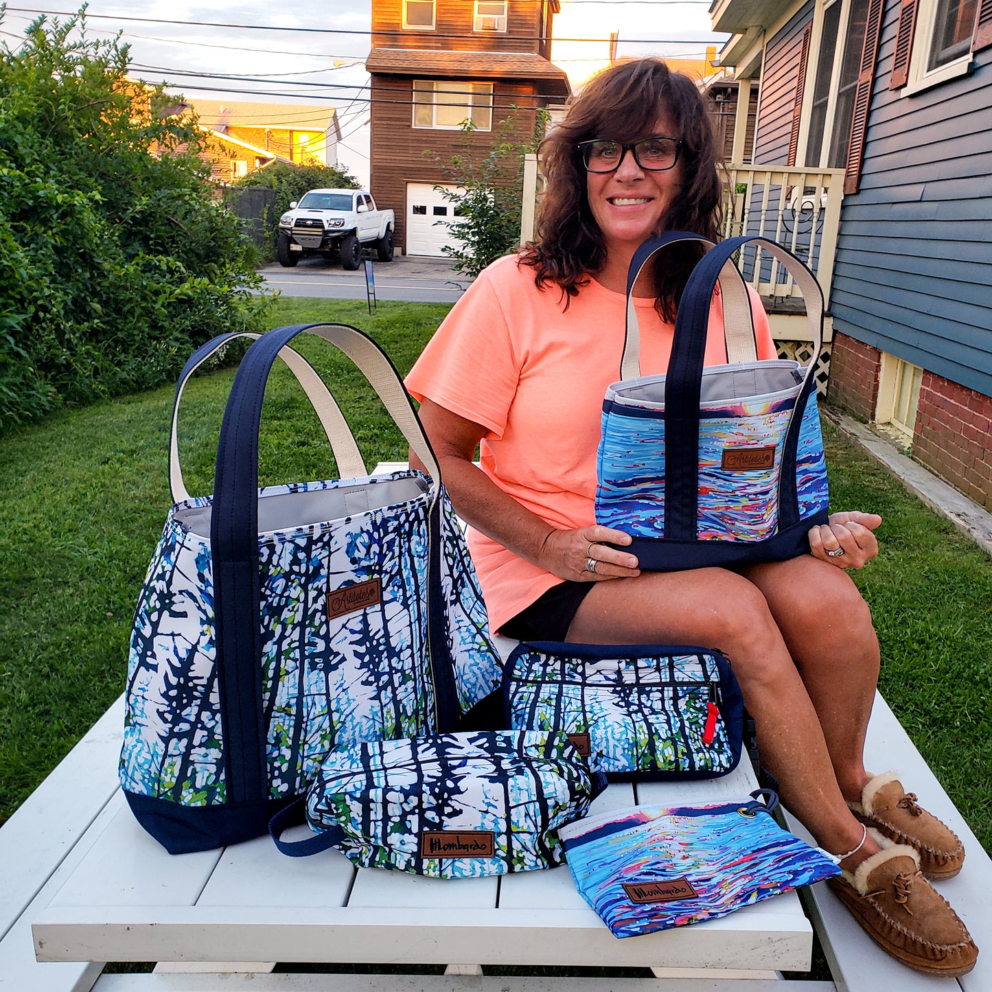 Holly Lombardo "Dreamscape Sunset" Large Tote Bag (Pre-Order for 9/22/23)