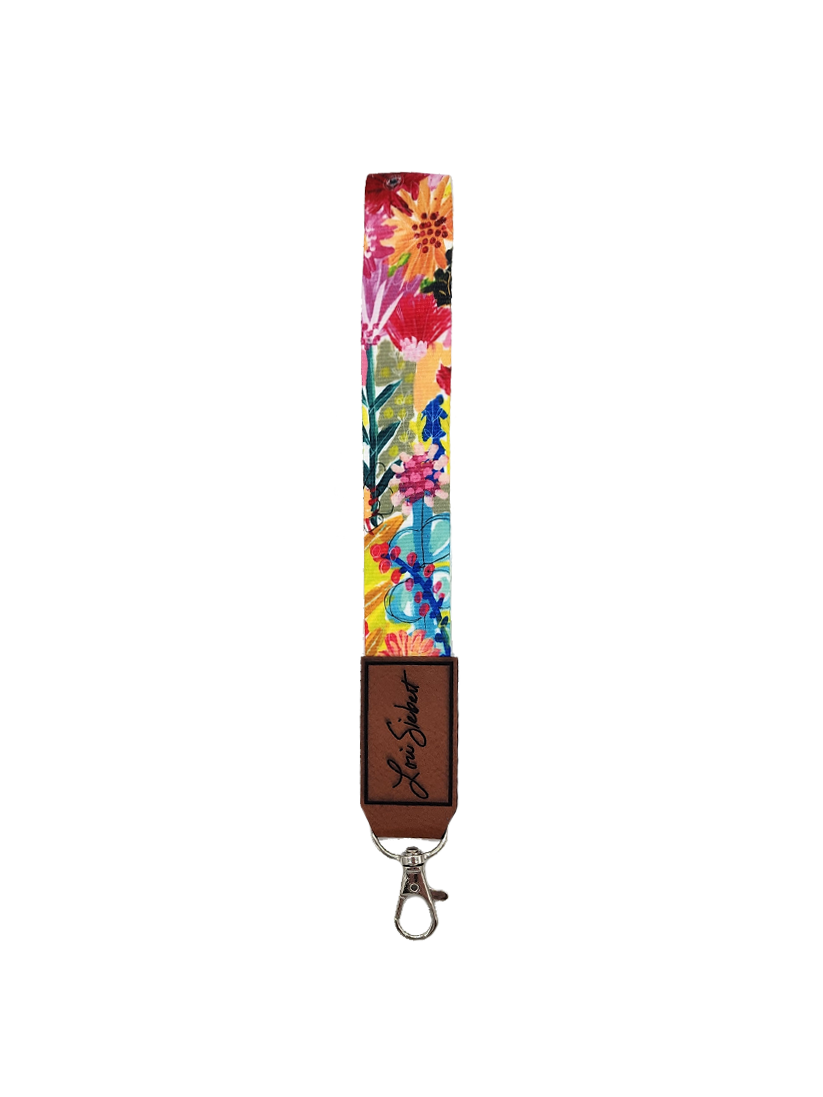 Lori Siebert "Stripe Garden" Key FOB (Pre-Order for 8/25/23)