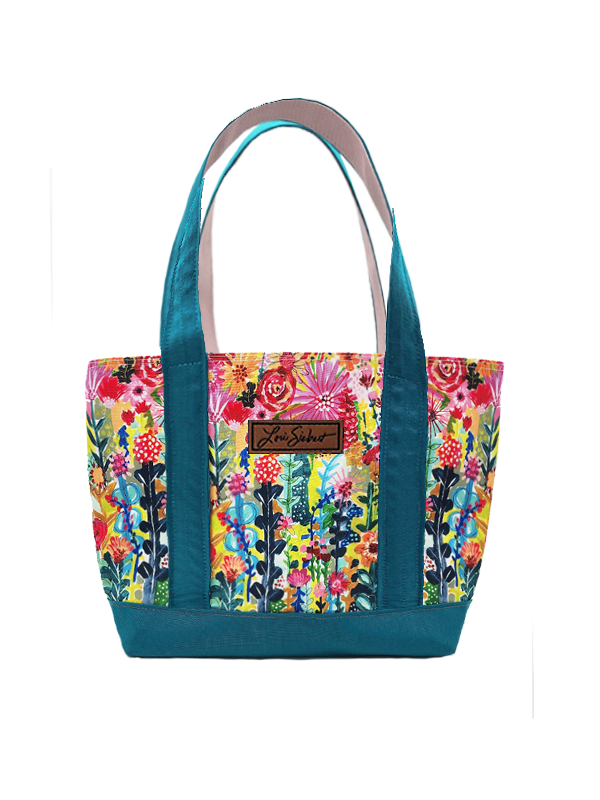 Lori Siebert "Stripe Garden" Small Tote Bag (PRE-ORDER for 8/25/23)