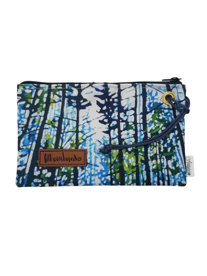 Holly Lombardo "Beachtree" Zippered Wristlet (PRE-ORDER for 9/22/23)