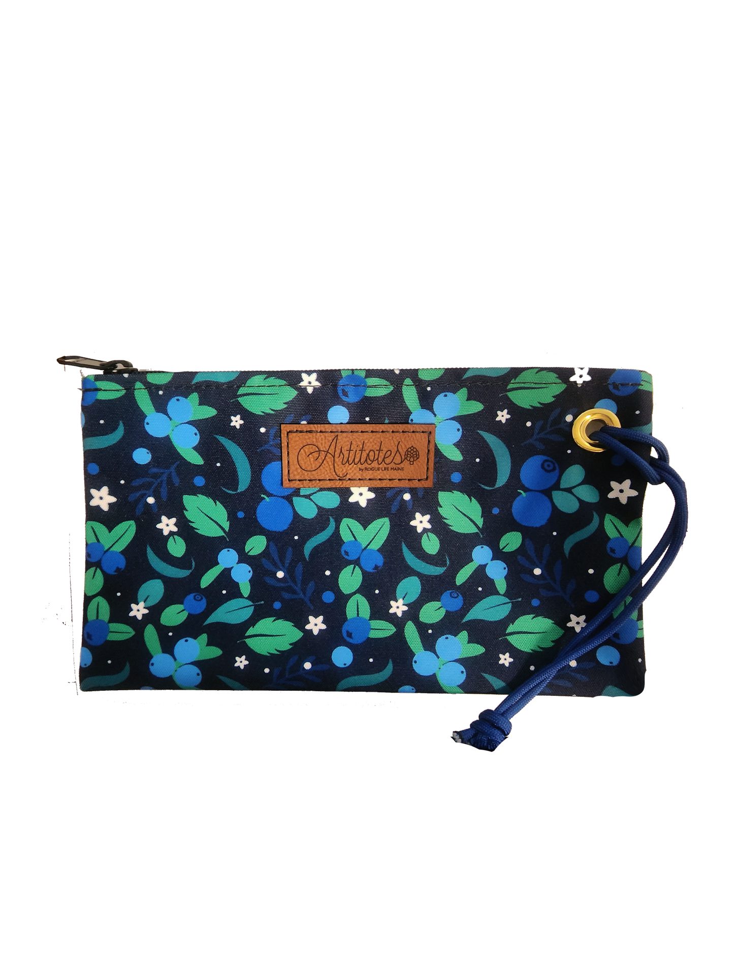 RLM "Blueberry Fields" Zippered Wristlet