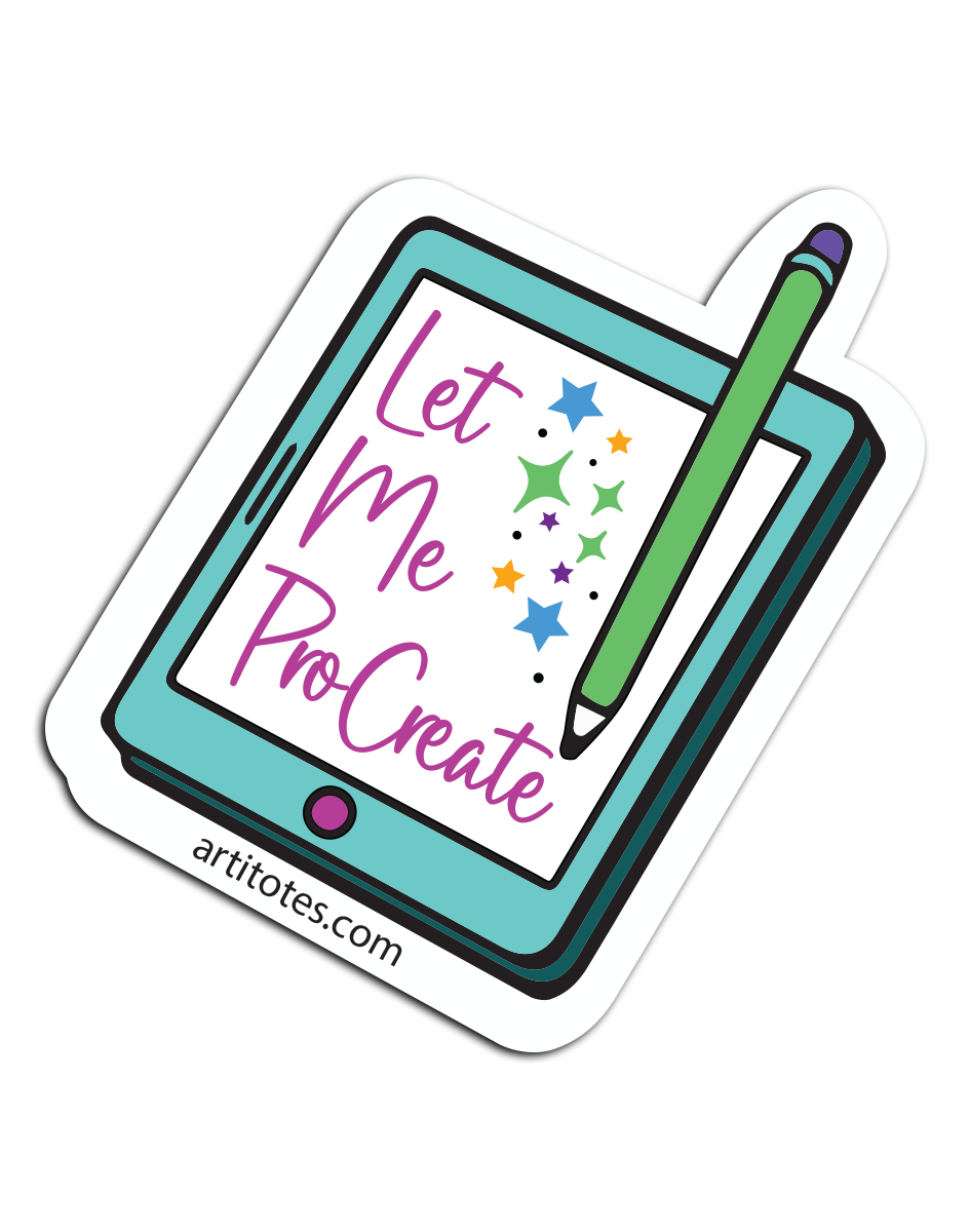 Let Me ProCreate Sticker Decal