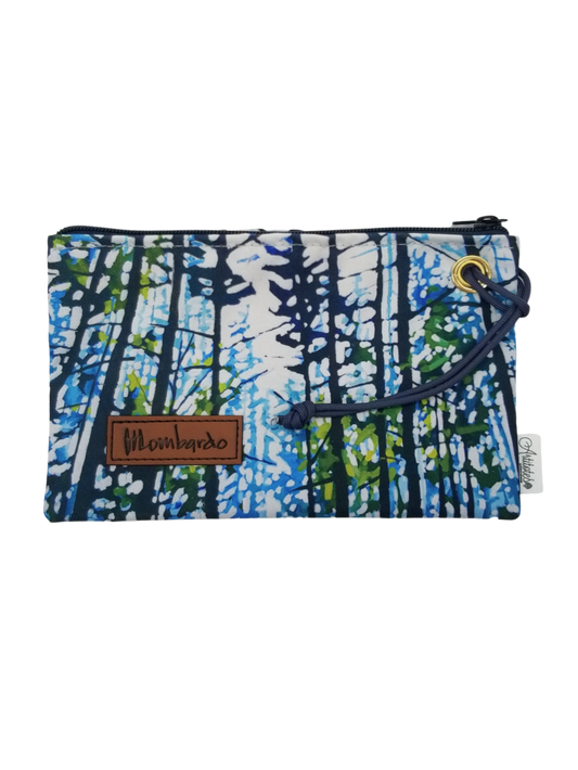 Holly Lombardo "Beachtree" Zippered Wristlet (PRE-ORDER for 9/22/23)